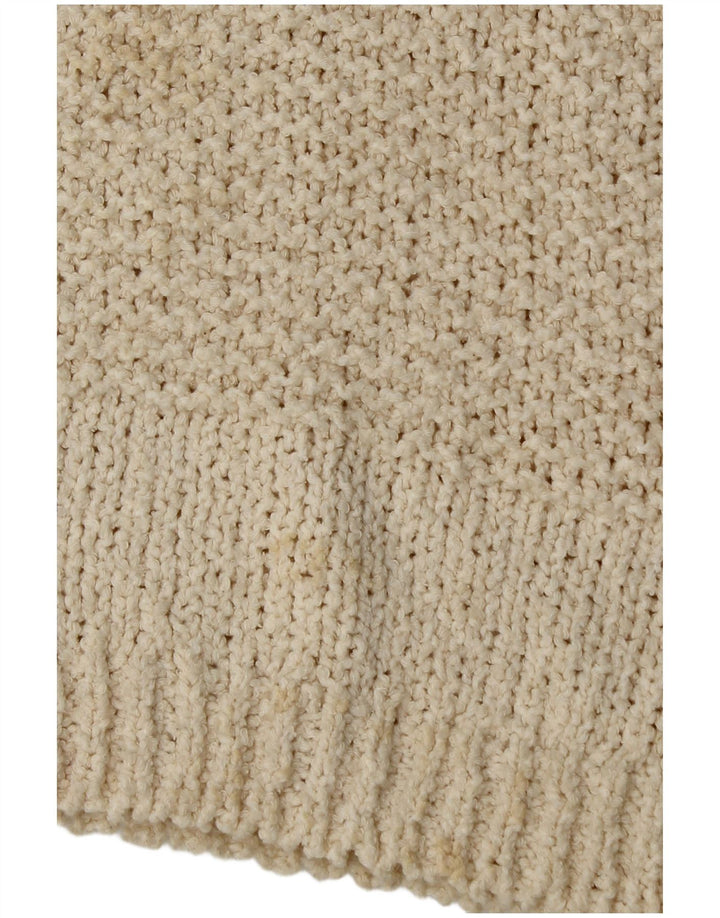 Topshop Damen-Pullover mit Rollkragen, übergroß, Gr. 8, gebrochenes Weiß