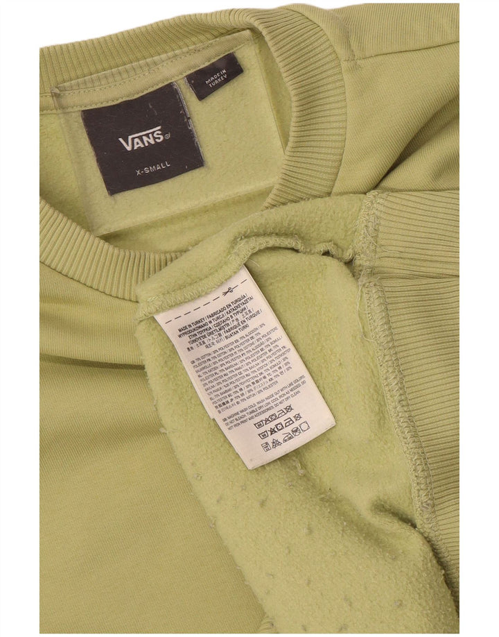 Vans Herren Sweatshirt Pullover XS Grüne Baumwolle