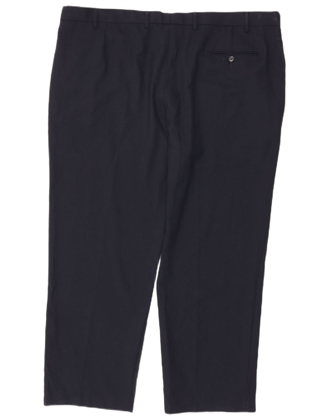 Marks & Spencer Herren-Anzughose in normaler Passform, W46 L31, Marineblau, Polyester