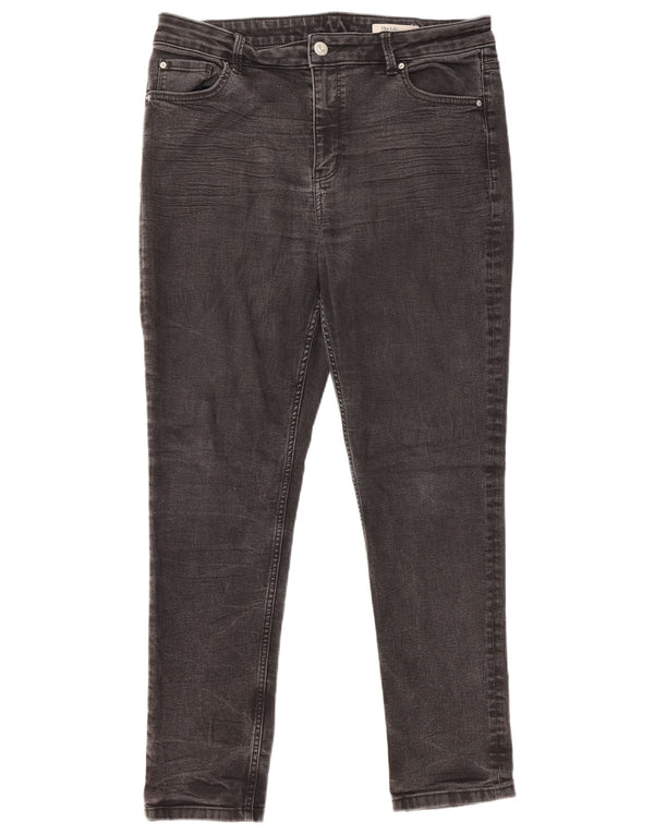 Marks & Spencer Damen The Lily Slim Jeans UK 16 Large W34 L28 Schwarz