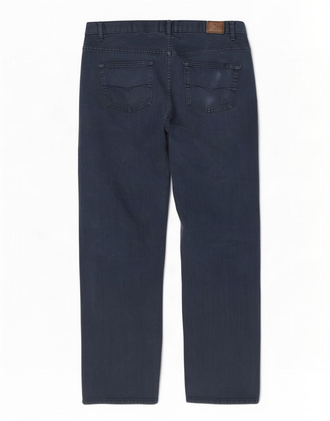 Marks & Spencer Herren Blue Harbor Straight Jeans W34 L31 Marineblaue Baumwolle