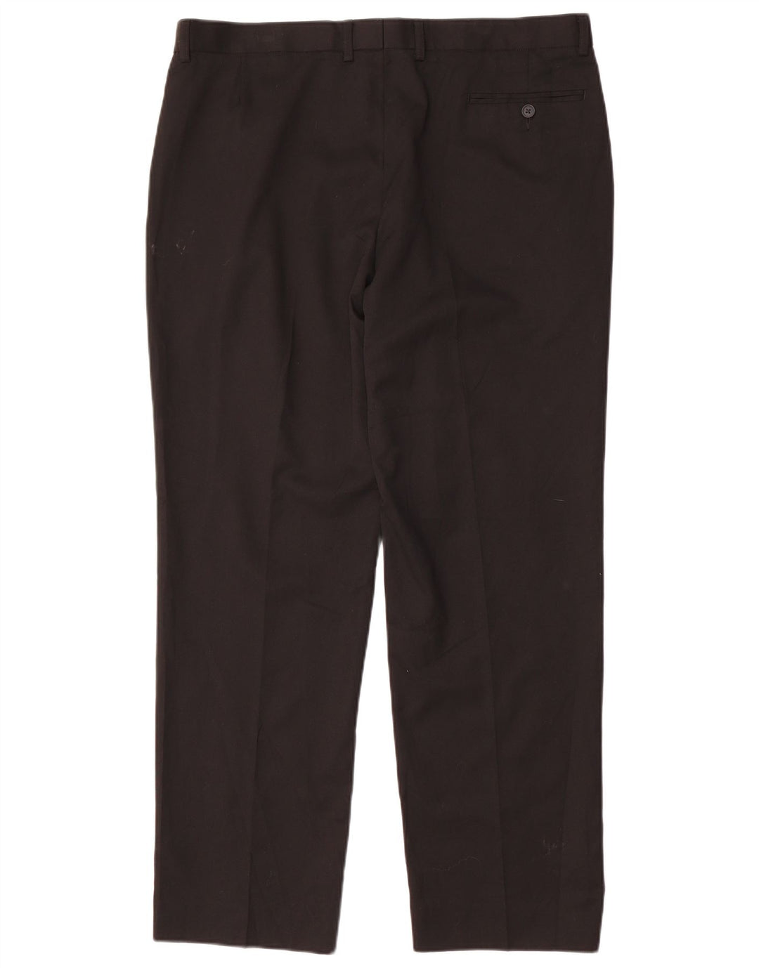 Marks & Spencer Herren-Chinohose mit normaler Passform, W38 L31, schwarzes Polyester