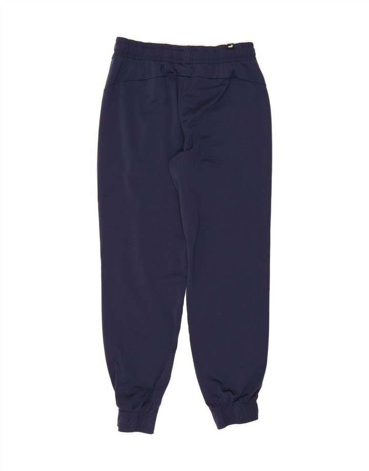 PUMA Mens Tracksuit Trousers Joggers Medium  Navy Blue Polyester Vintage Puma and Second-Hand Puma from Messina Hembry 