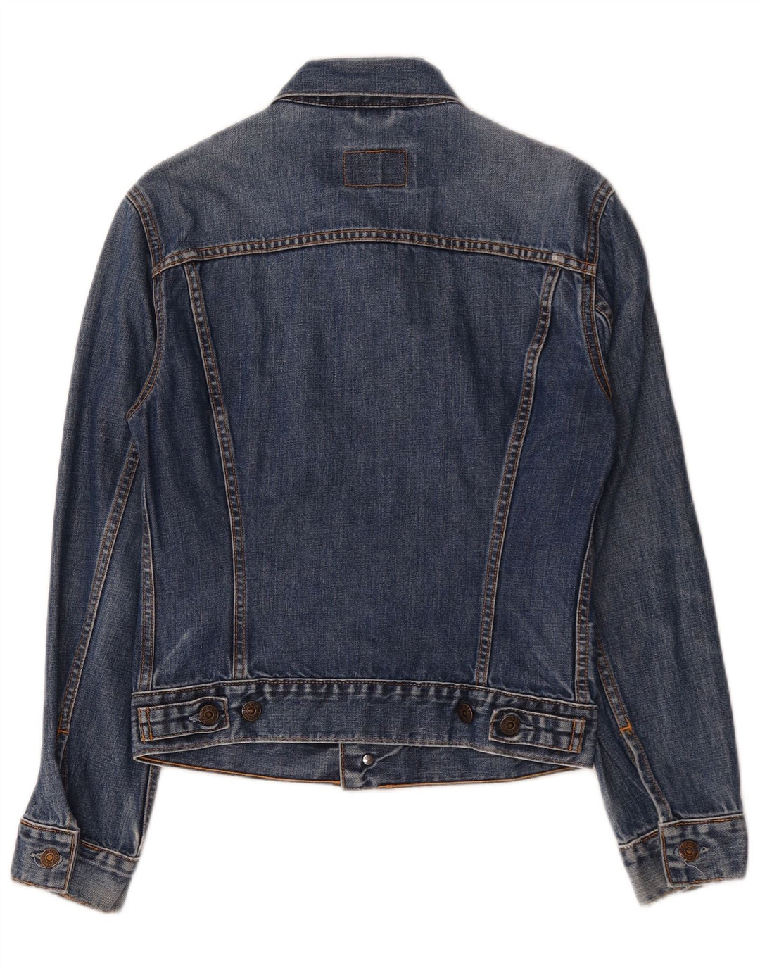 Levi's Jeansjacke für Mädchen, 11–12 Jahre, mittelblaue Baumwolle