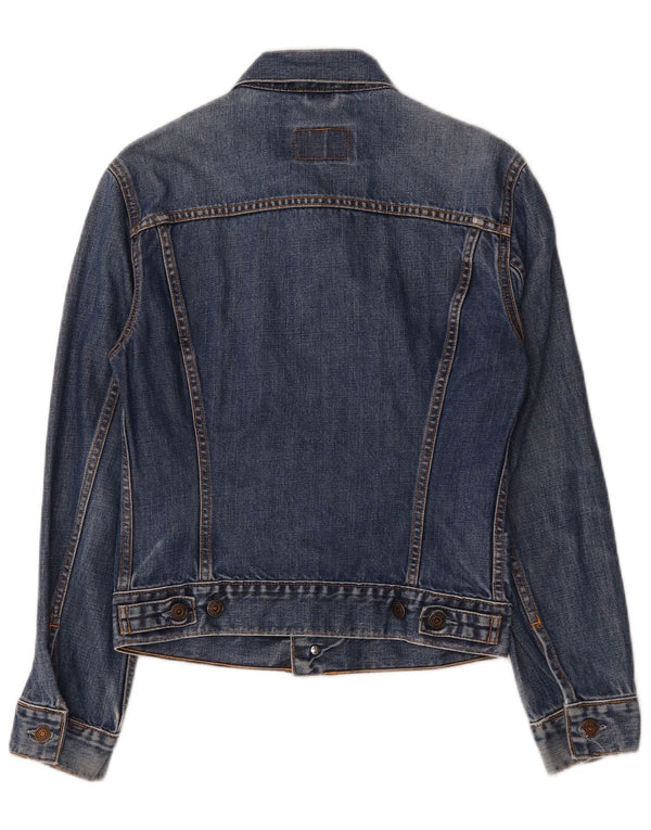 Levi's Jeansjacke für Mädchen, 11–12 Jahre, mittelblaue Baumwolle