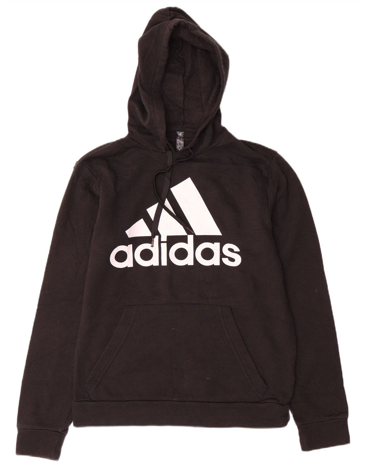 ADIDAS Herren Graphic Hoodie Pullover Kleine schwarze Baumwolle