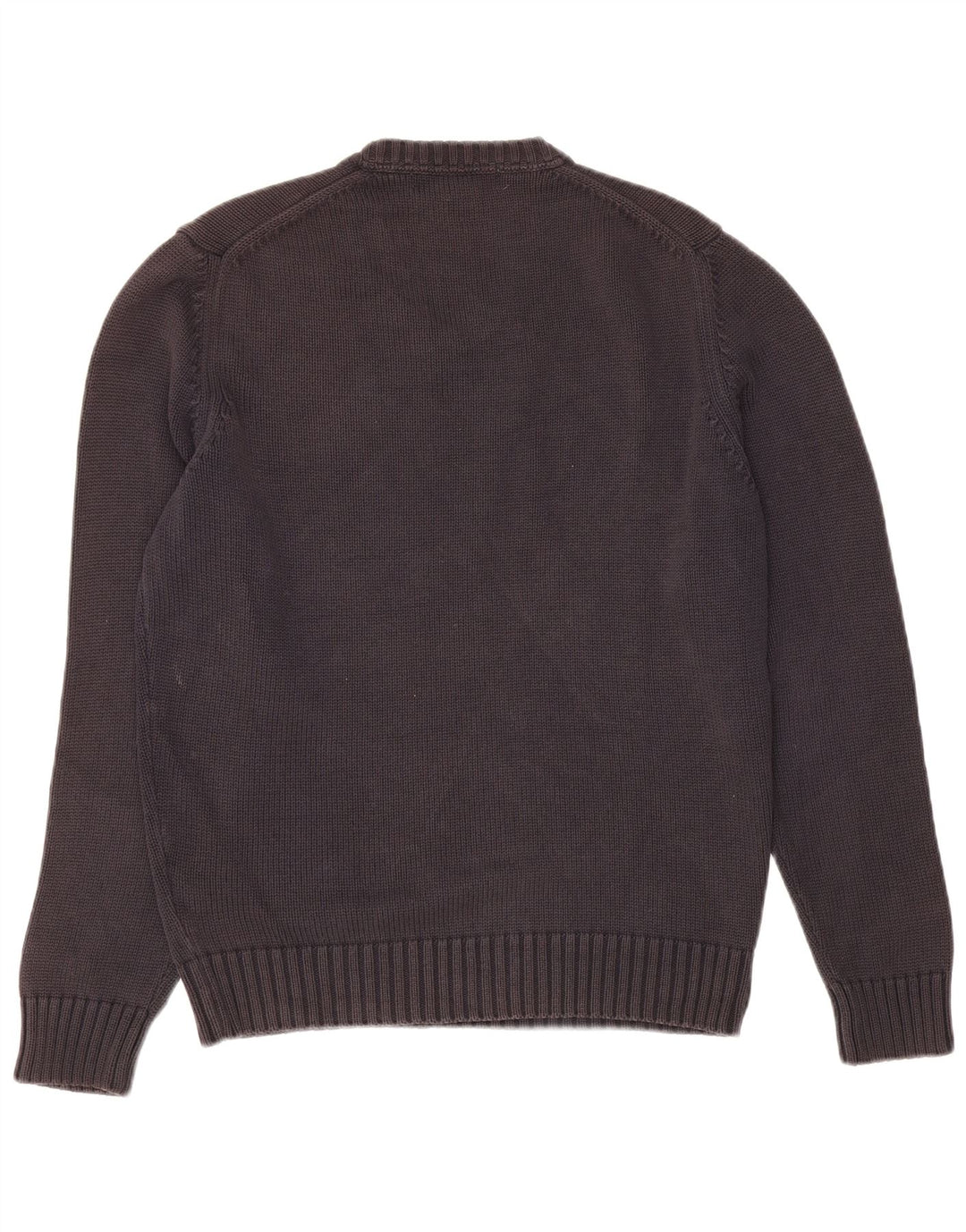 Zara Herren-Pullover mit V-Ausschnitt, mittleres Marineblau