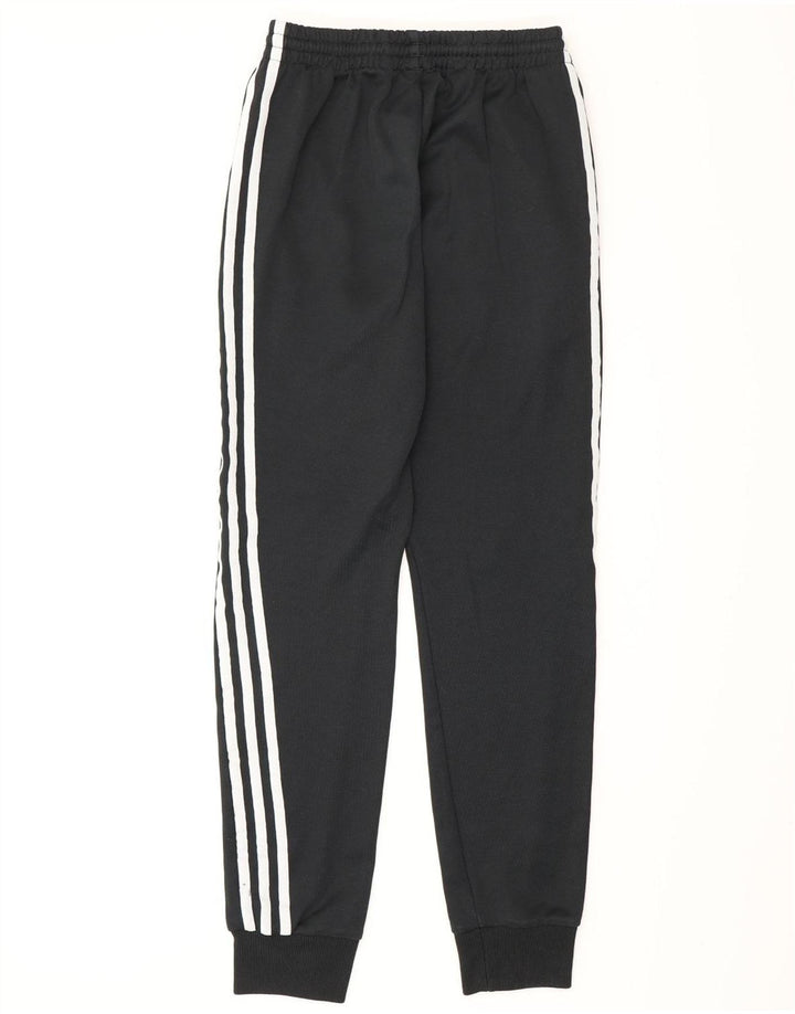 ADIDAS Damen Trainingshose Jogger UK 4 XS Schwarz Polyester