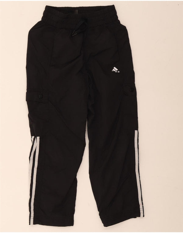 Adidas Mädchen-Trainingshose, Jogginghose, 9–10 Jahre, schwarzes Polyamid