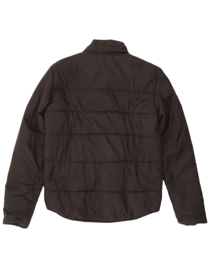 Puma Mädchen wattierte Jacke 15–16 Jahre, schwarzes Polyester