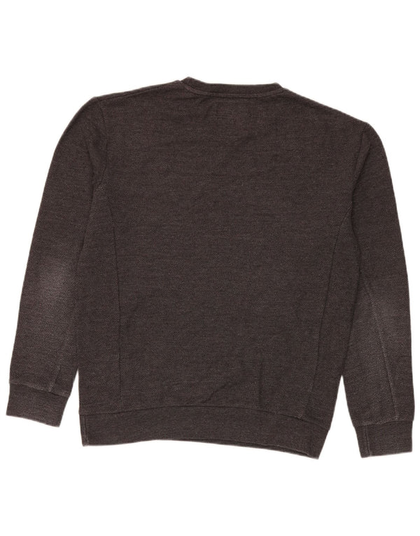 Zara Herren Sweatshirt Pullover Mittelgrau