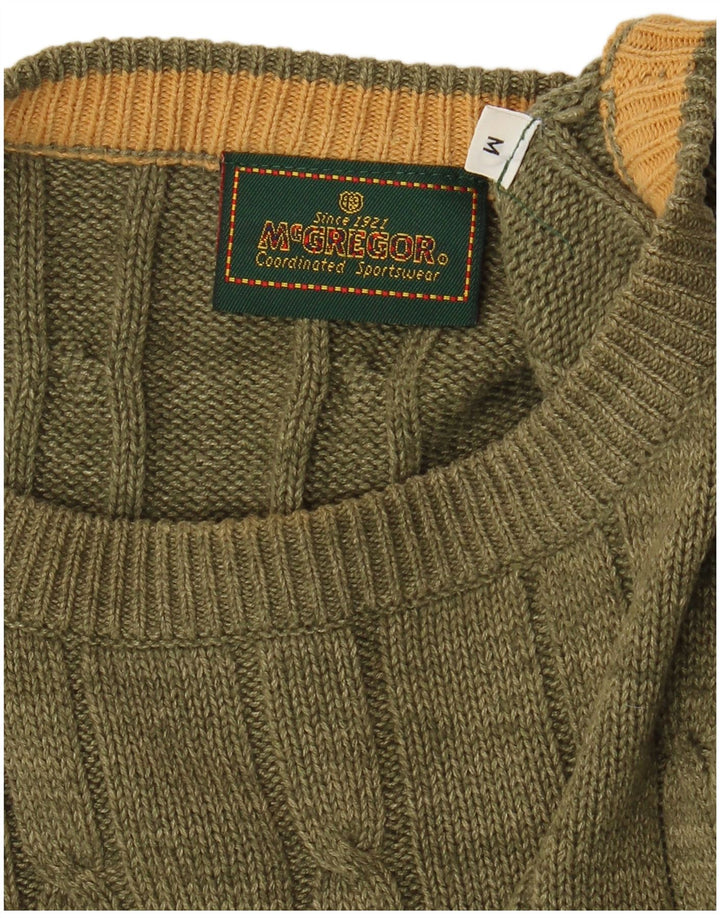 MC Gregor Herren-Pullover mit Rundhalsausschnitt, Mittelkhaki