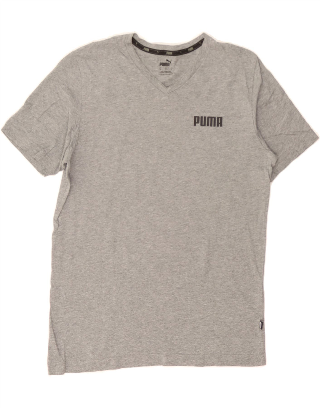 PUMA Mens T-Shirt Top Small Grey Vintage Puma and Second-Hand Puma from Messina Hembry 