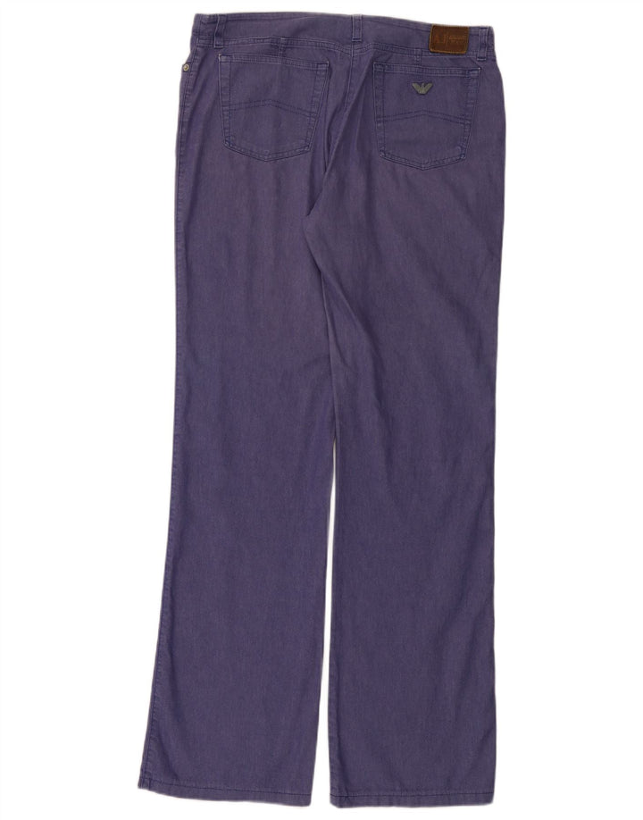 Armani Damen Bootcut Jeans W32 L33 Lila