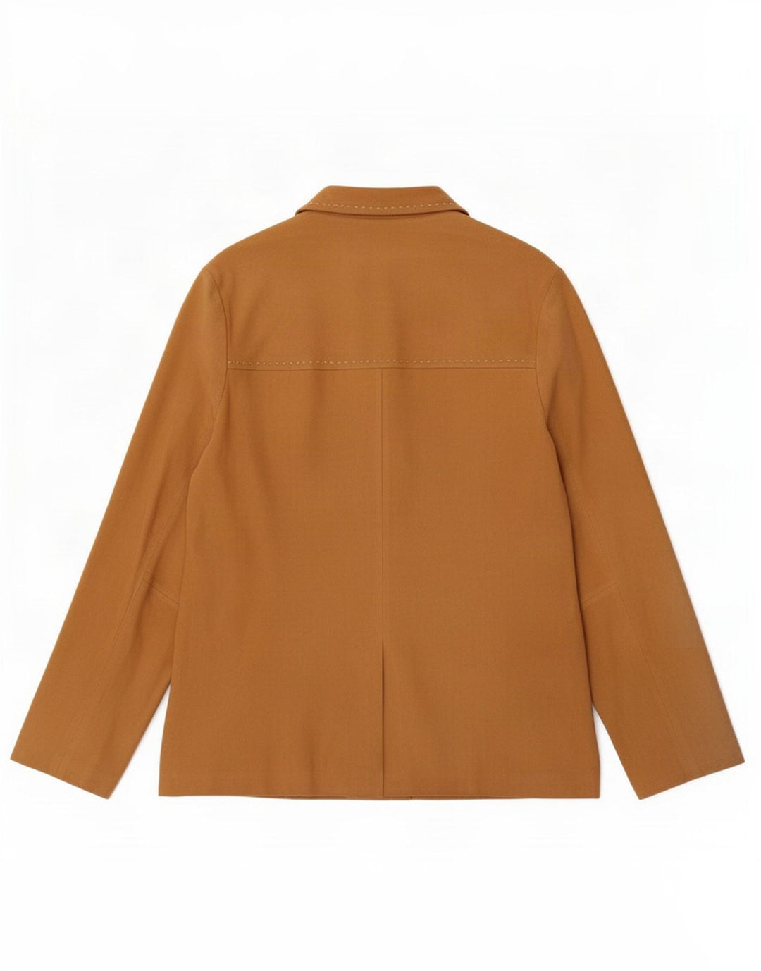 Les Marees Damen Wildlederjacke IT 44 Mittelbeiges Leder