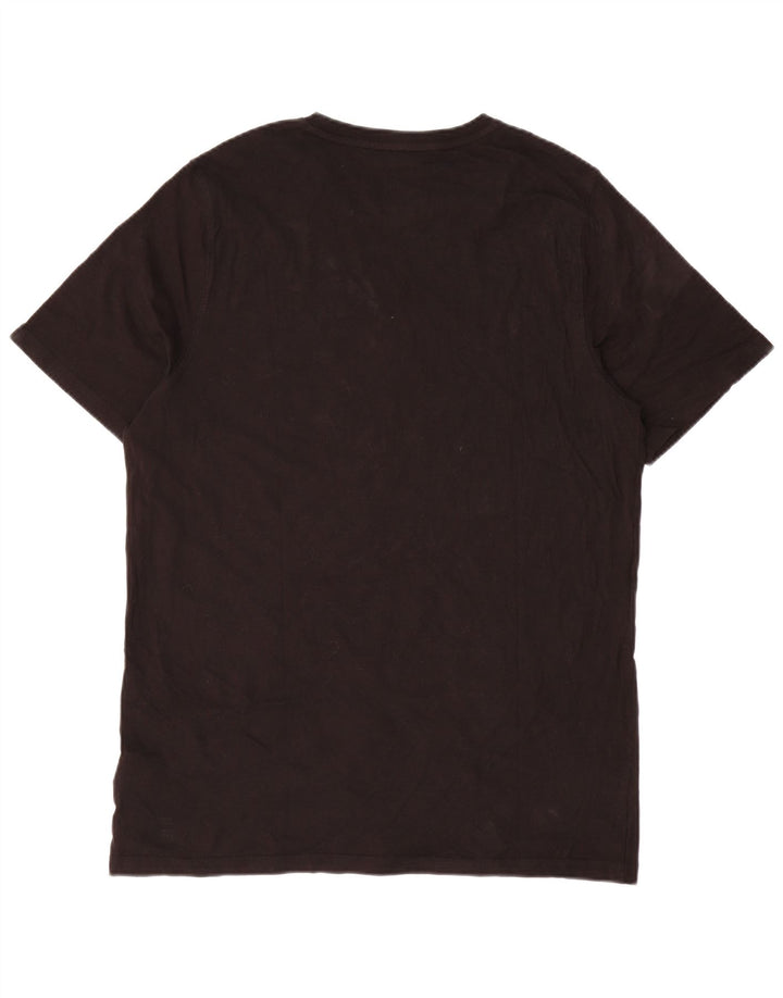 Puma Herren T-Shirt mit Grafik, groß, aus schwarzer Baumwolle
