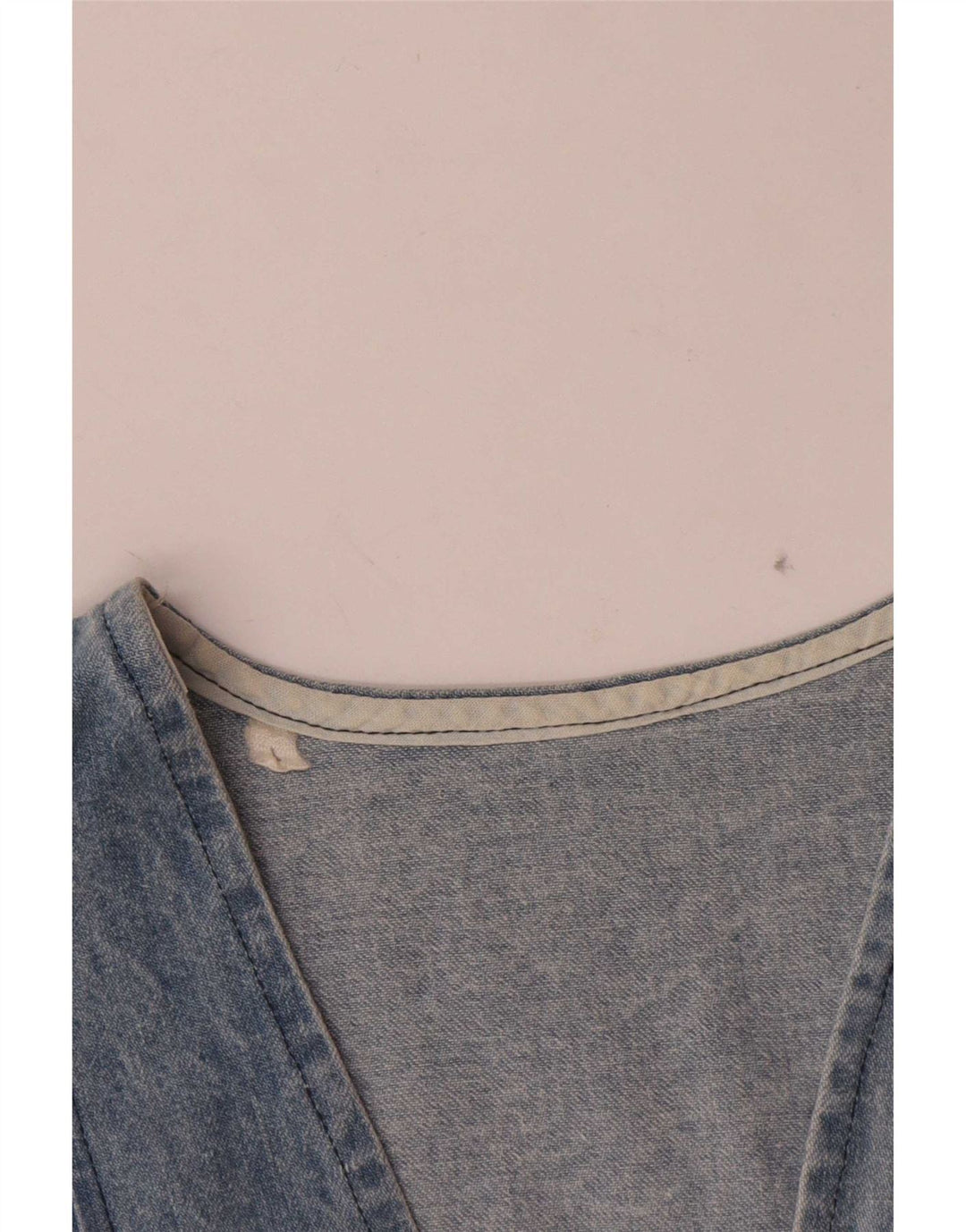Vintage Damen Jeansweste UK 14 Groß Blau