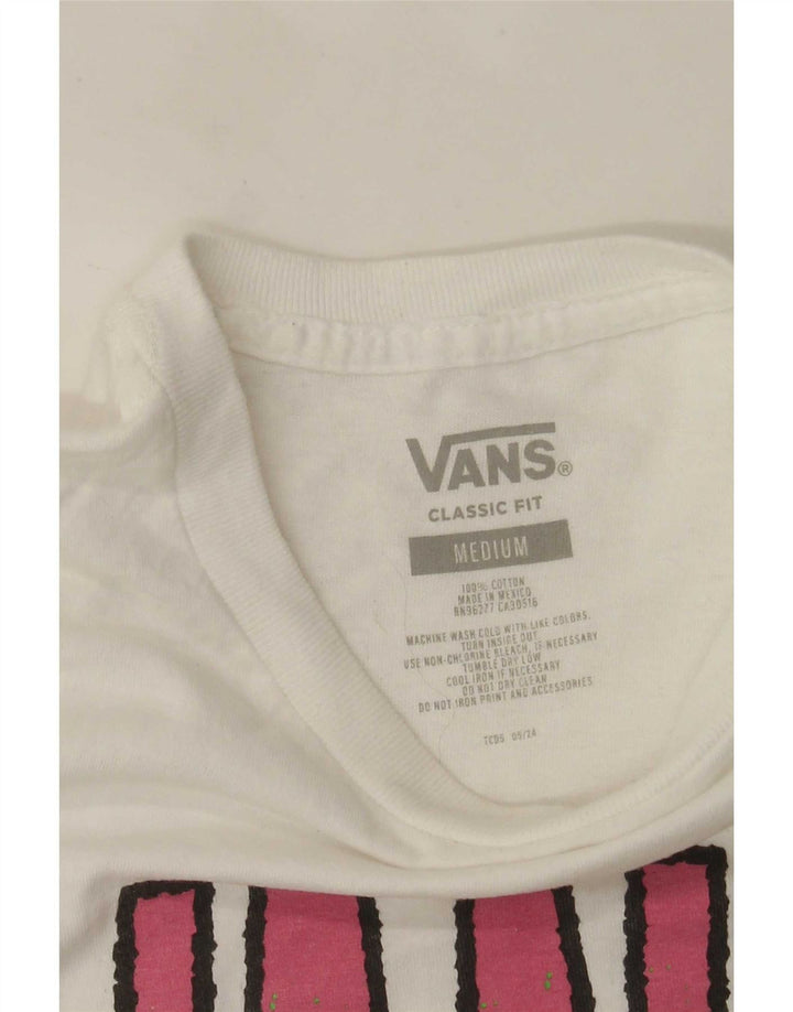 Vans Herren-T-Shirt mit klassischer Passform und Grafik, mittelweiße Baumwolle