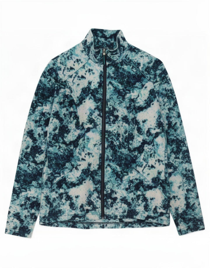 Marks & Spencer Damen Fleecejacke UK 12 Medium Mehrfarbig Tie Dye