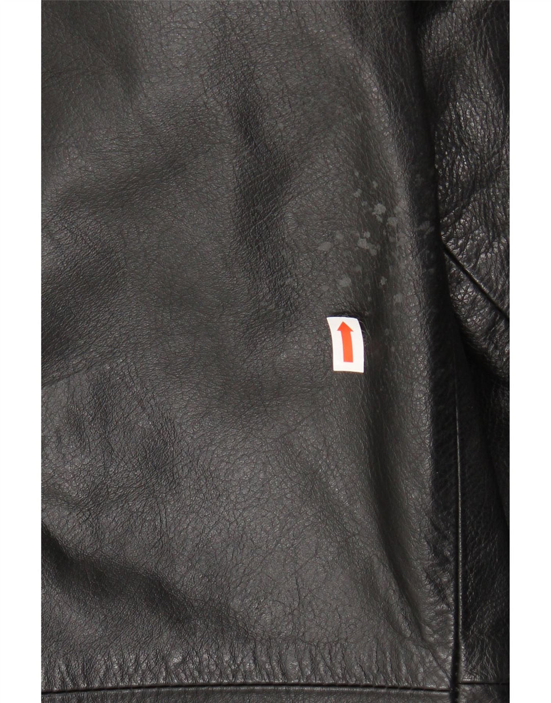 VINTAGE Herren Lederjacke IT 50 Großes schwarzes Leder