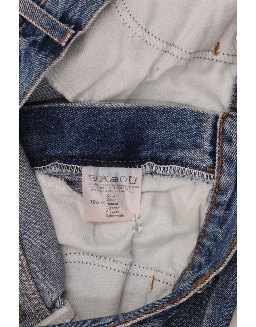 Lee Cooper Herren Straight Jeans W38 L32 Blaue Baumwolle