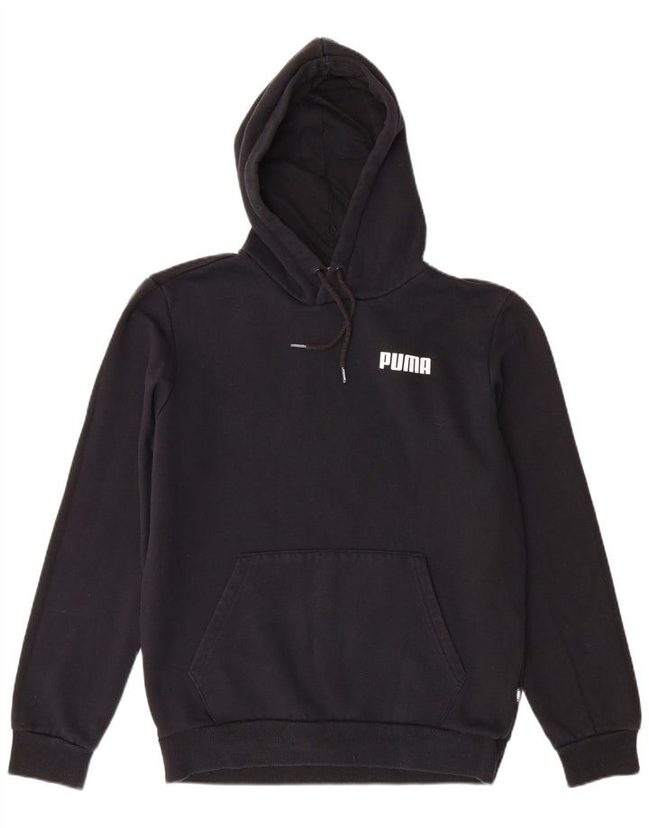 PUMA Herren Kapuzenpullover, Größe S, Schwarz, Baumwolle