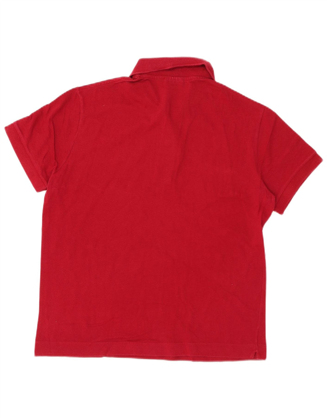 LACOSTE Herren-Poloshirt, Größe 3, klein, rote Baumwolle