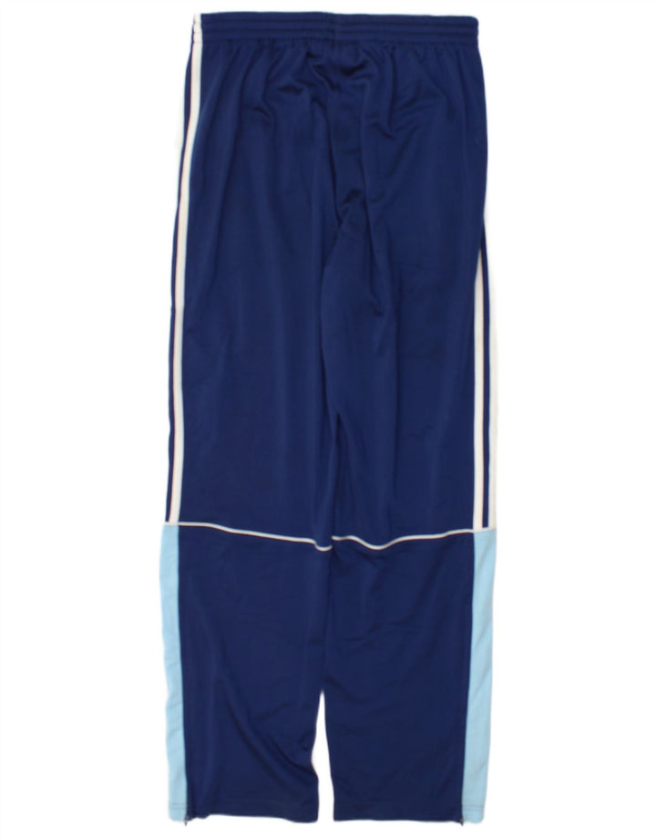 Adidas Herren-Trainingshose UK 38/40 Mittelblaues Polyester