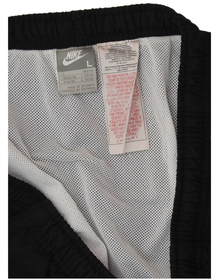 NIKE Herren-Sportshorts, groß, aus schwarzem Polyester