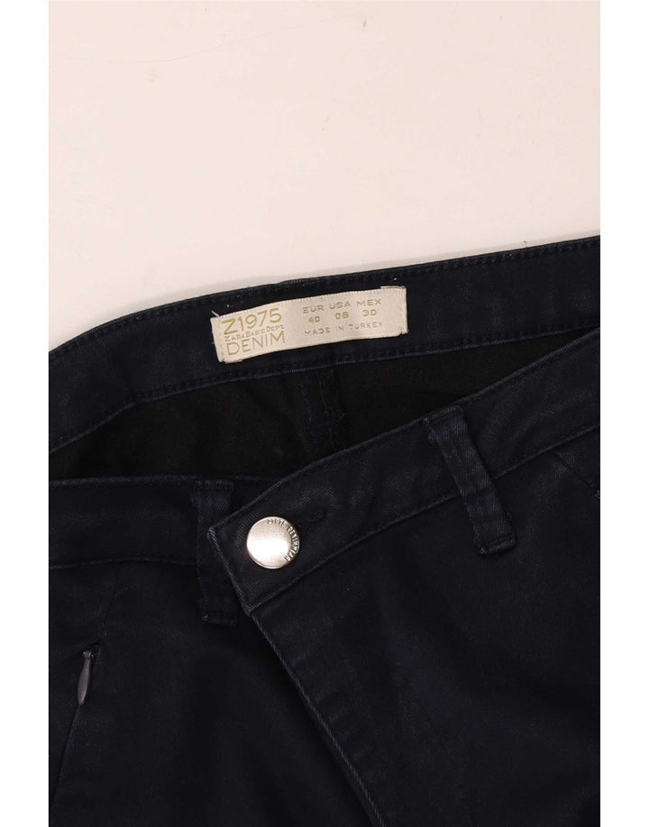 Zara Damen Slim Jeans EU 40 Medium W30 L28 Marineblau