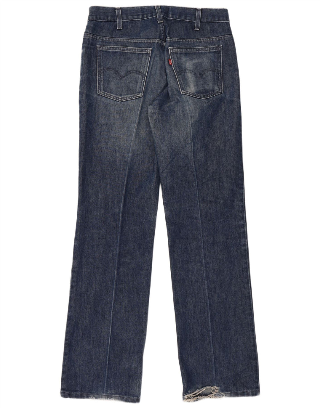 Levi's Herren Distressed Straight Jeans W33 L34 Blaue Baumwolle