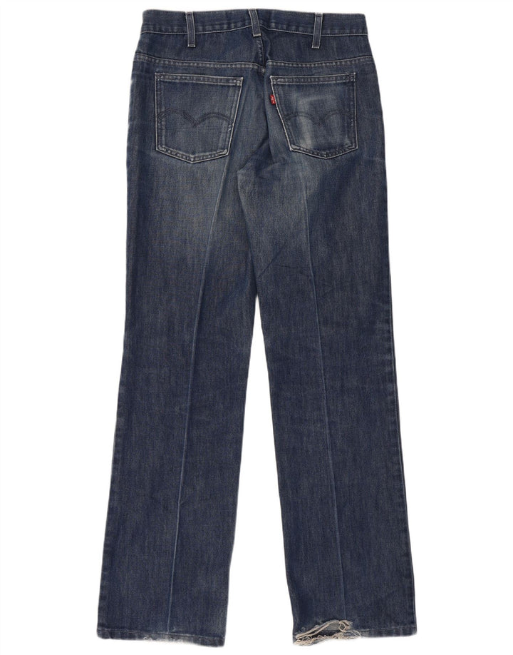 Levi's Herren Distressed Straight Jeans W33 L34 Blaue Baumwolle