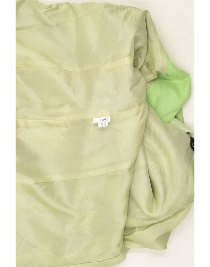 VINTAGE Womens 2 Button Short Sleeve Blazer Jacket IT 42 Medium Green | Vintage Vintage | Thrift | Second-Hand Vintage | Used Clothing | Messina Hembry 