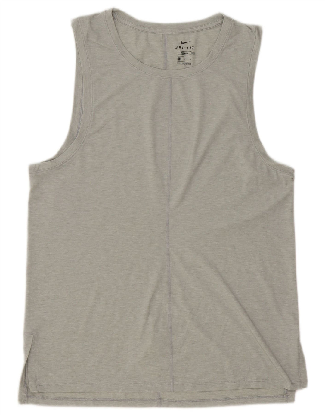 Nike Herren Dri Fit Slim Weste Top Large Grau Polyester
