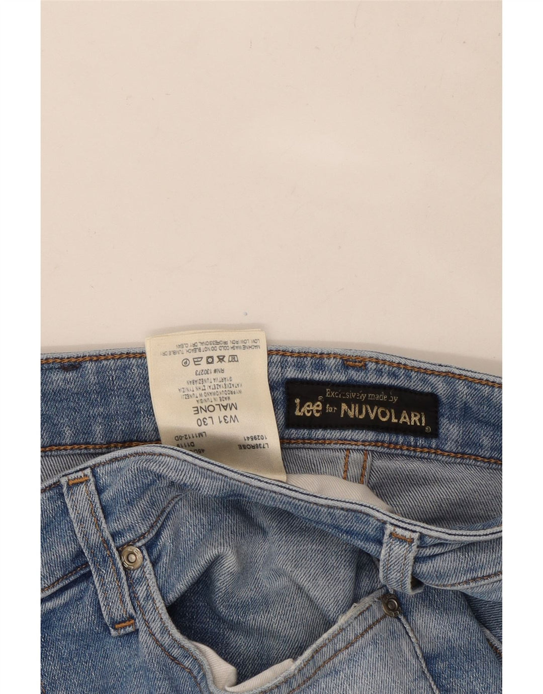 LEE Damen Malone Skinny Jeans W31 L30 Blaue Baumwolle