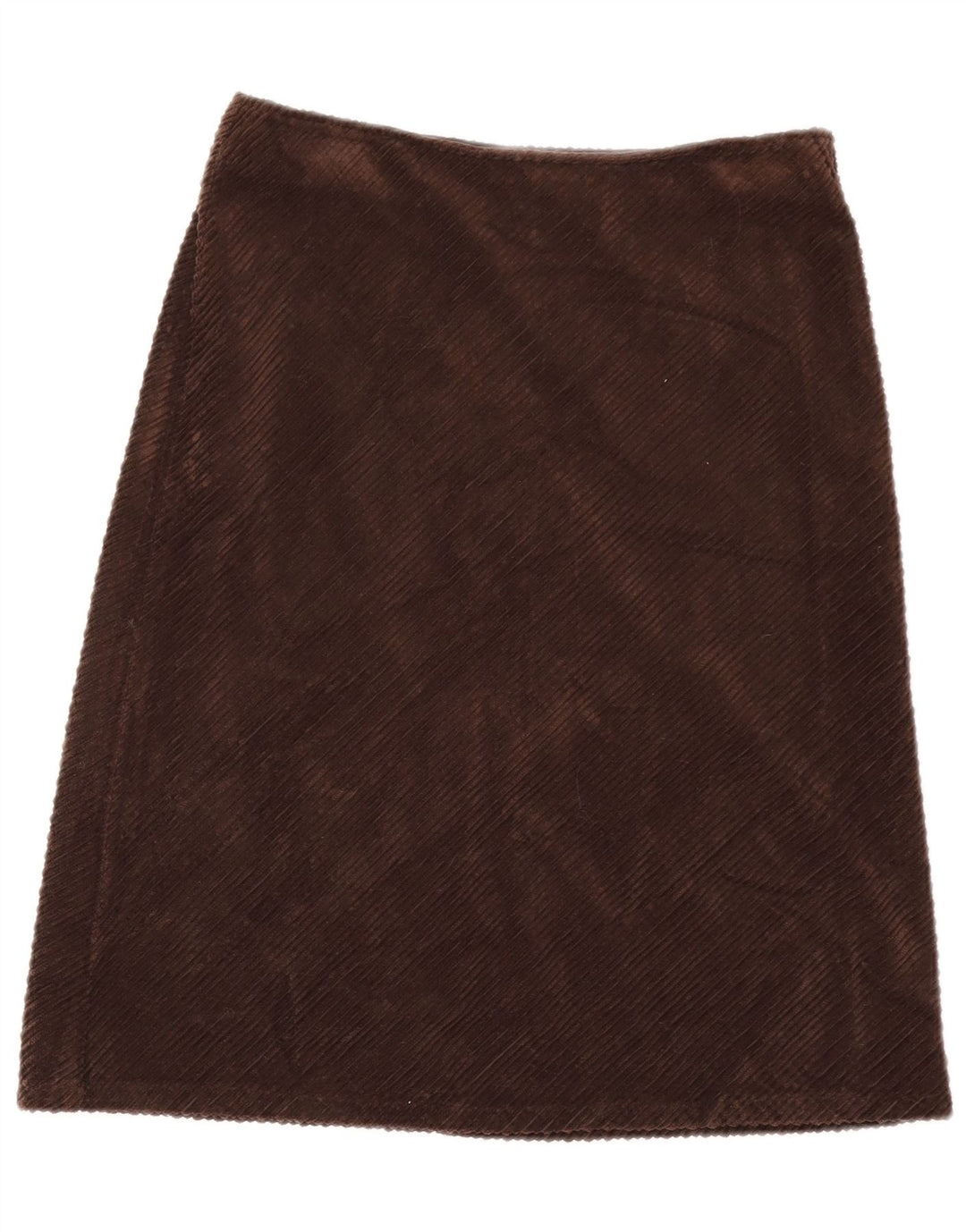 Sisley Damen Cordrock W28 Mittelbraun