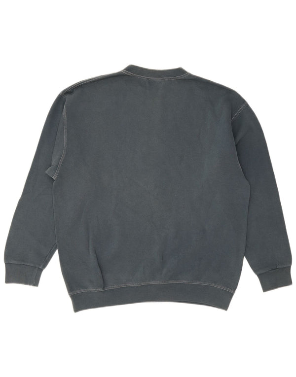 North Sails Herren Grafik-Sweatshirt-Pullover Mittelblau