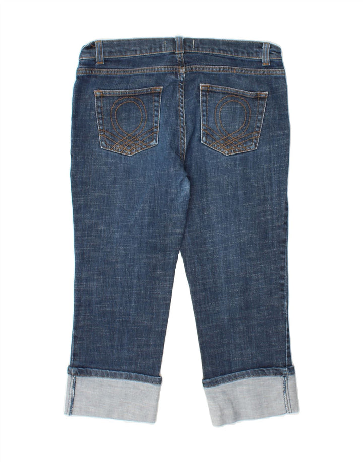 BENETTON Womens Capri Jeans W28 L20 Navy Blue Vintage Benetton and Second-Hand Benetton from Messina Hembry 