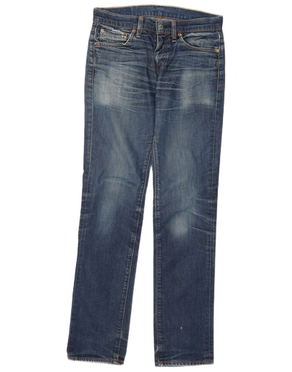 Levi's Damen 511 Slim Jeans W30 L34 Blaue Baumwolle