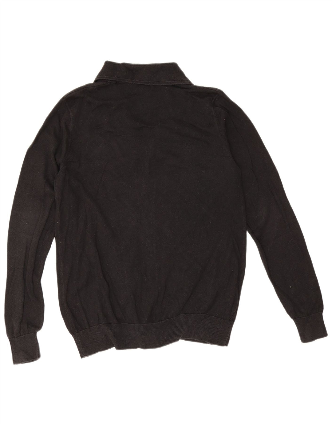 Fred Perry Jungen-Cardigan-Pullover, 13–14 Jahre, groß, schwarze Baumwolle