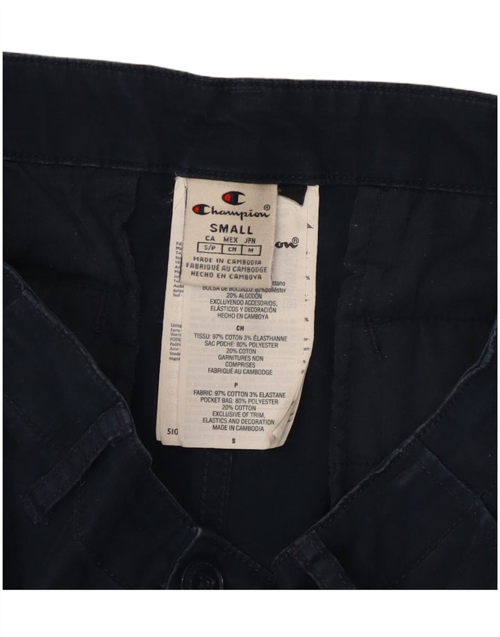 CHAMPION Herren Cargo-Shorts, Größe S, Größe W28, Marineblau, Baumwolle