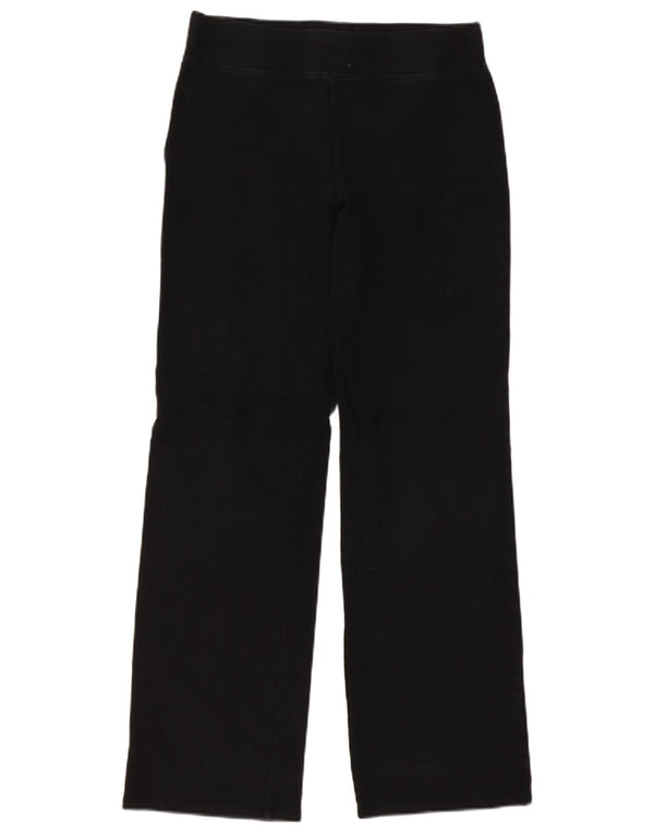 Marks & Spencer Damen Gerade Freizeithose UK 12 Medium W30 L32 Schwarz