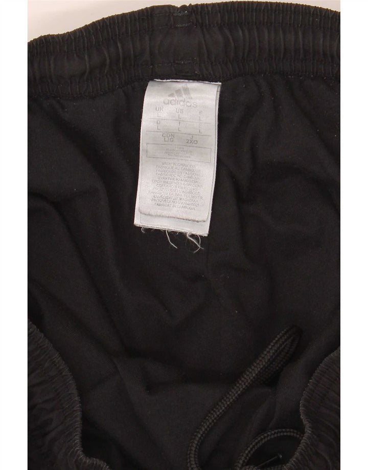 Adidas Herren-Trainingshose, Jogginghose, Größe L, Schwarz, Polyester