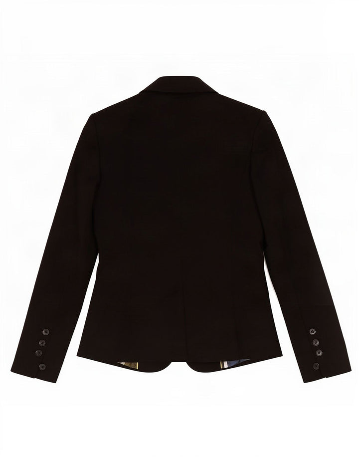 Ted Baker Damen-Blazer mit 1 Knopf, Größe XS, Schwarz