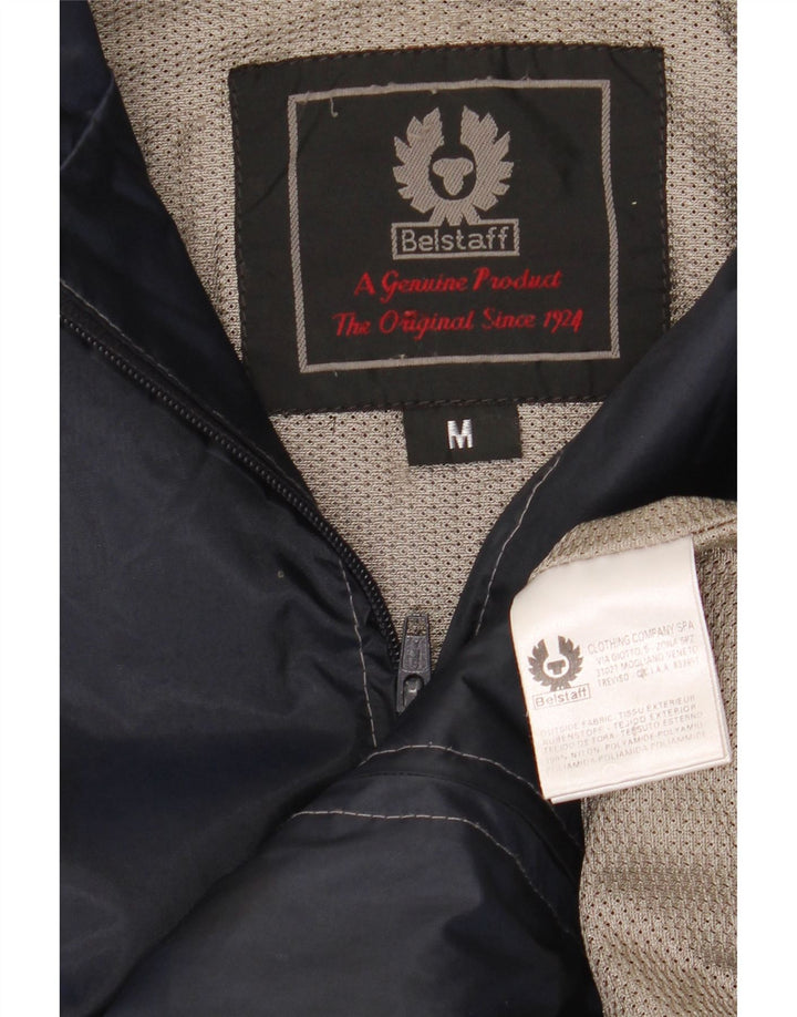 Belstaff Damen Bomberjacke UK 14 Medium Marineblau Nylon