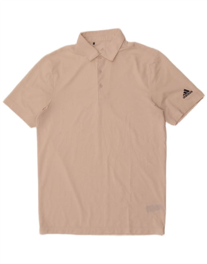 Adidas Herren Primegreen Poloshirt Small Weiß Polyester
