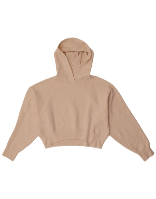Zara Crop Hoodie-Pullover für Mädchen, 13–14 Jahre, gebrochenes Weiß