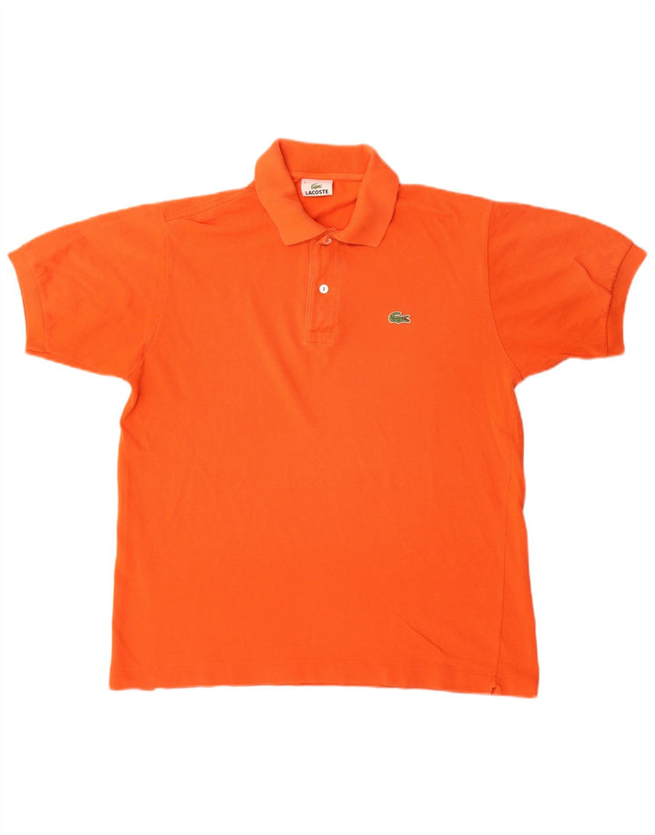 Lacoste Herren-Poloshirt, Größe 4, mittelorange Baumwolle