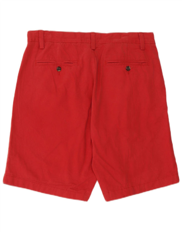 Nautica Herren Chinoshorts W32 Mittelrote Baumwolle