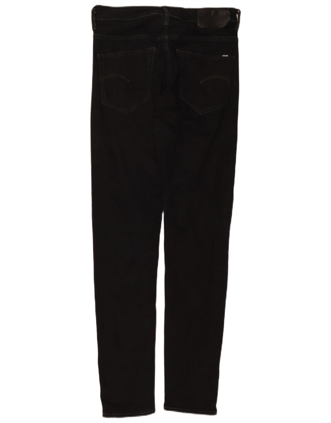 G-Star Herren 3301 Slim Jeans W31 L36 Schwarze Baumwolle